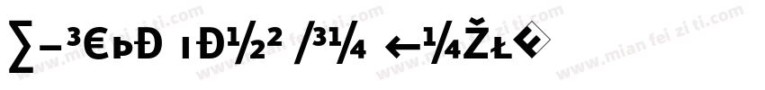 Eureka Sans Pro Bold字体转换